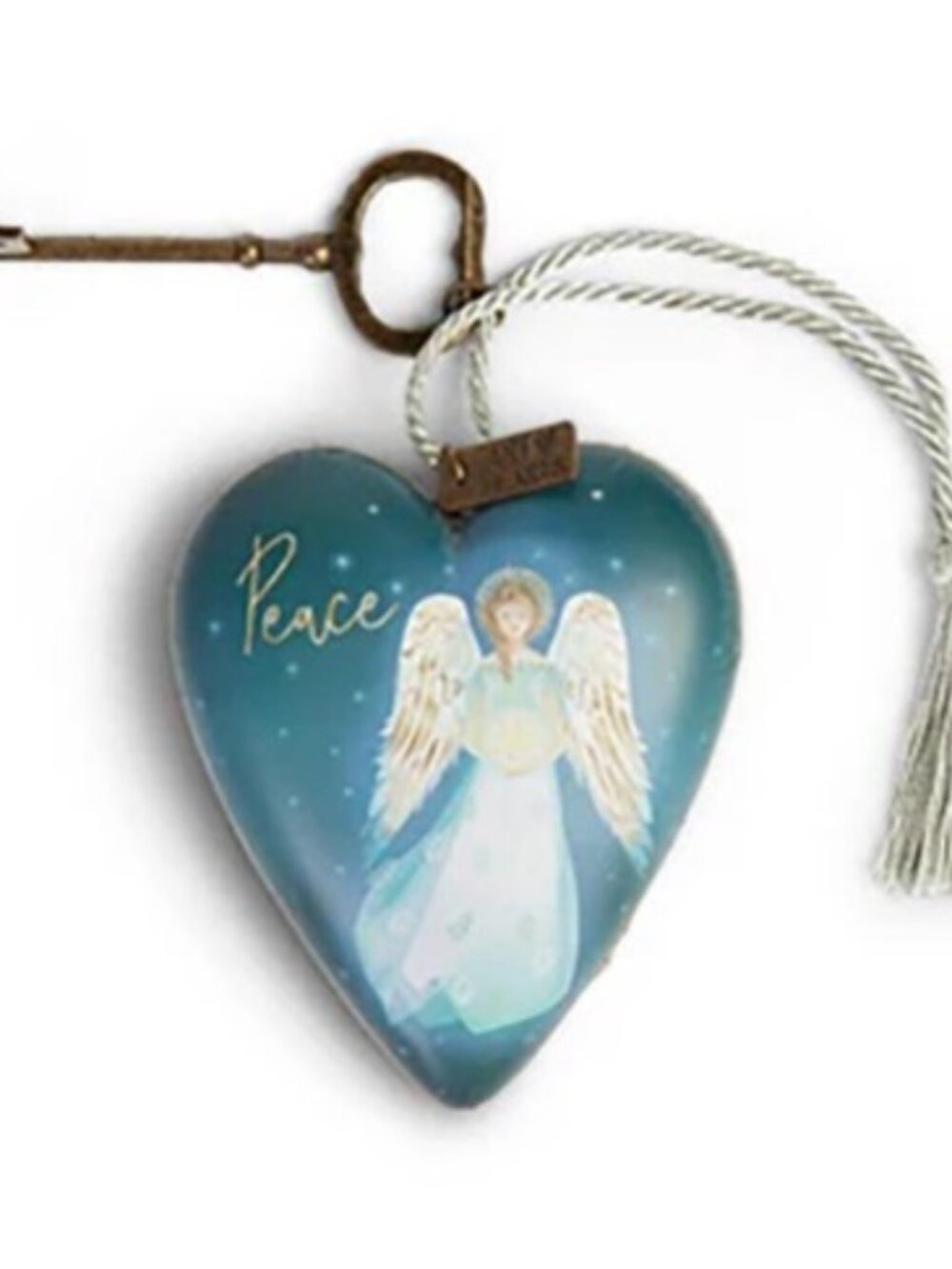 Heart Ornament - Angel of Peace